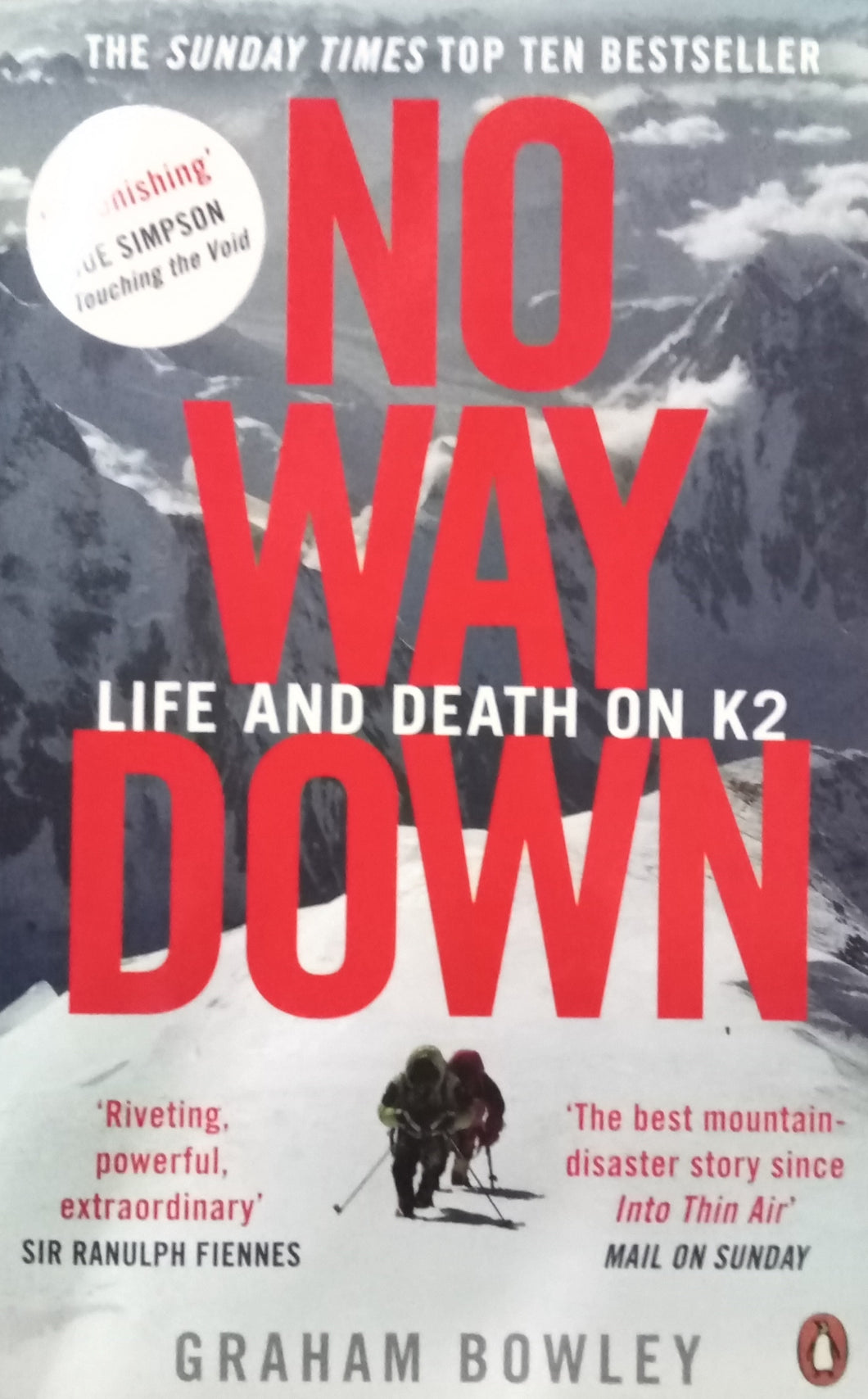 No Way Down by Graham Bowley CE