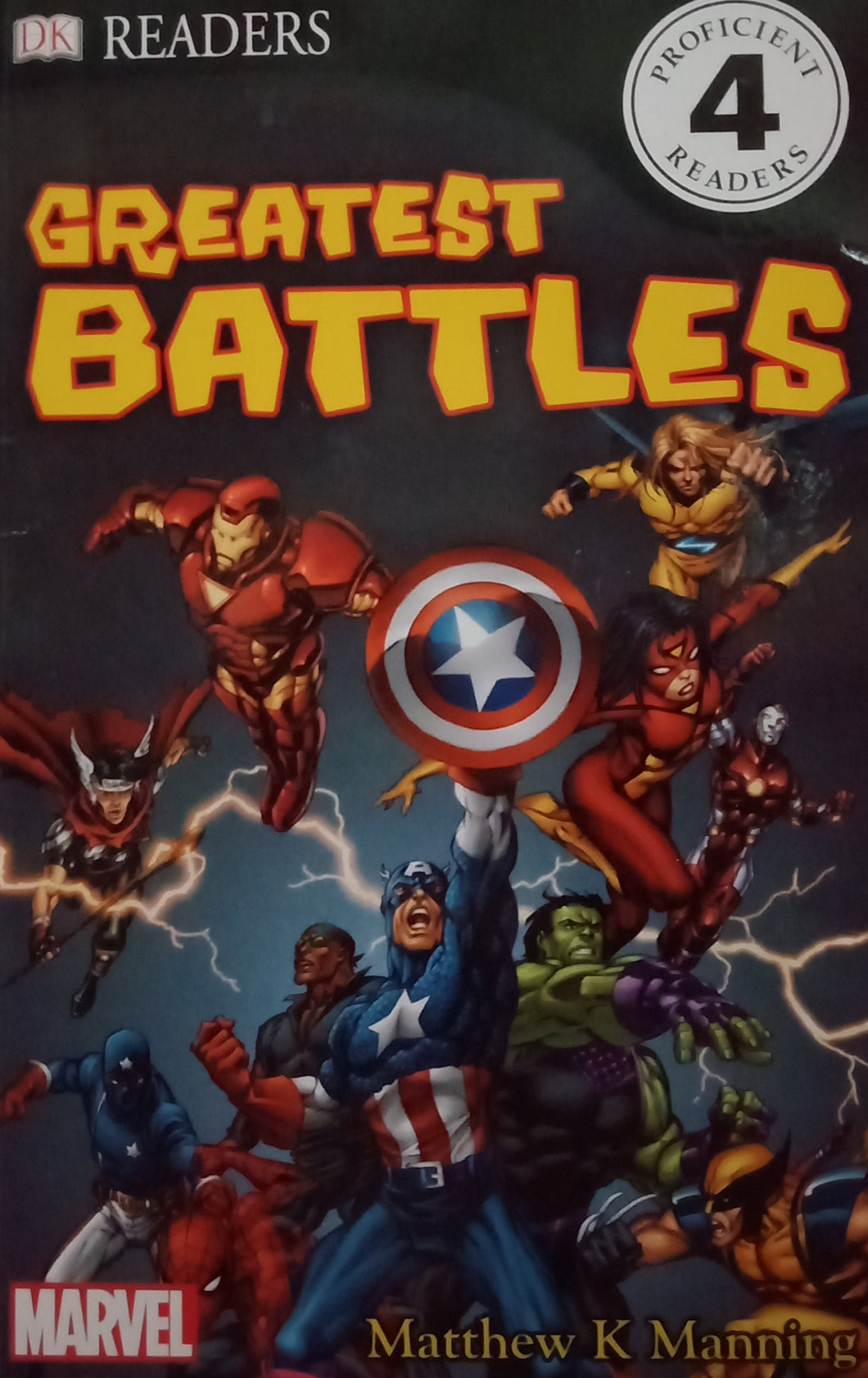 Marvel : Greatest Battles by Matthew K. Manning