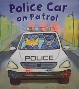 Police Car On Patrol by Peter Bently