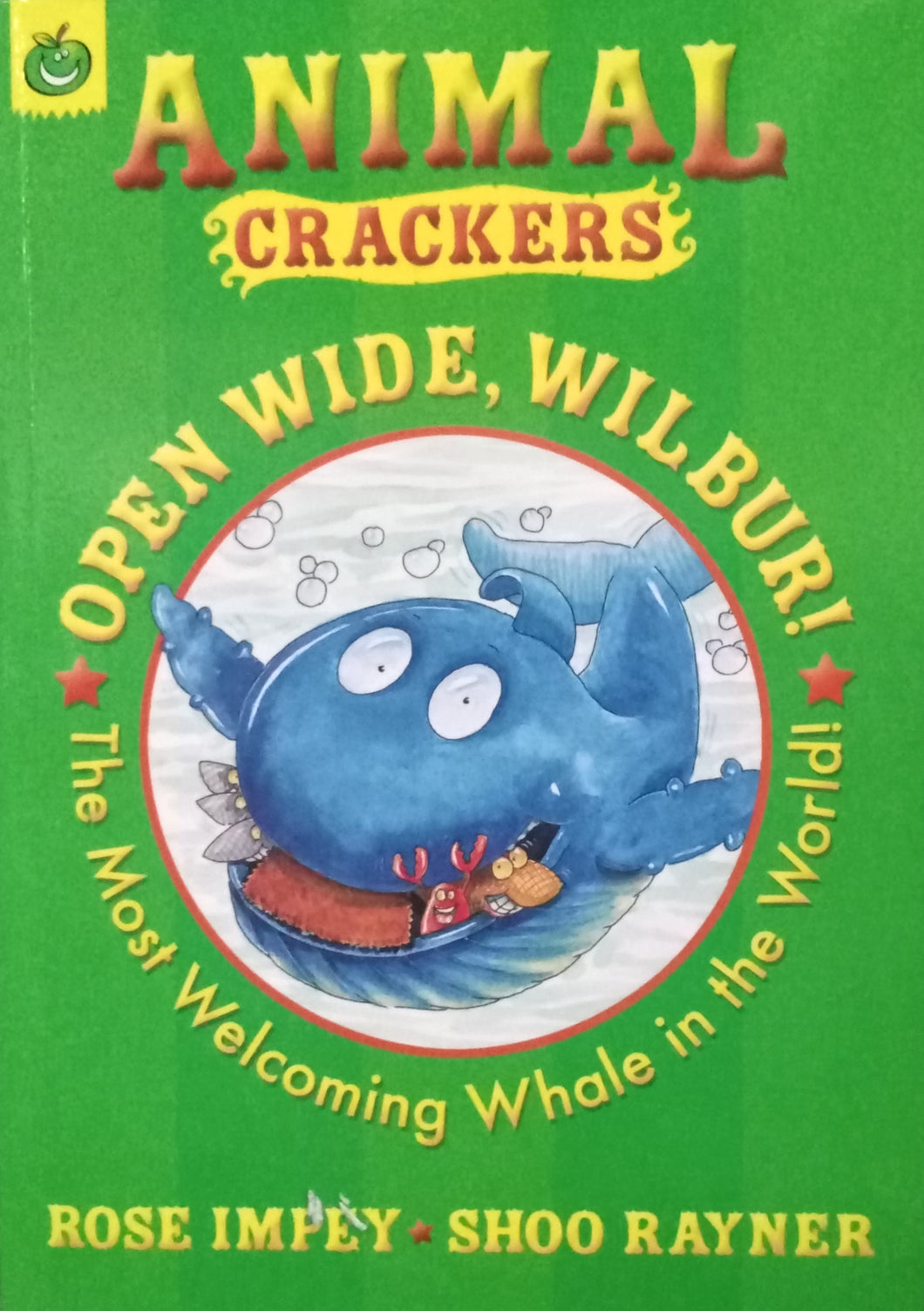 Animals Crackers Open Wide, Will Burn! The Most Welcoming Whale In The Water Wolrd! By Rose Impey