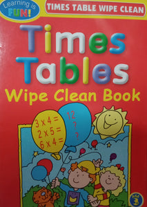 Time Tables: Wipe Clean Book
