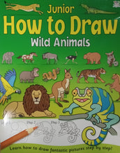 Load image into Gallery viewer, Junior How To Draw Wild Animals