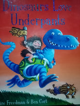 Load image into Gallery viewer, Dinosaurs Love Underpants By Claire Freedman
