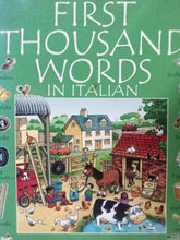 Load image into Gallery viewer, The Usborne Internet-Linked: First Thousand Words In Italian